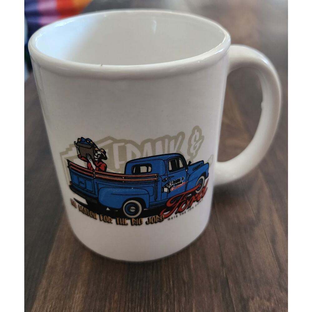 Vintage Ford Motor Company  Mug No Match for big jobs 10oz